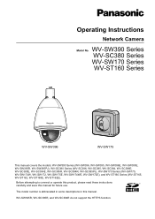 Panasonic WV-SW395A Operating  Instruction