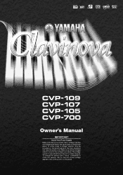 Yamaha CVP107 Owners Manual