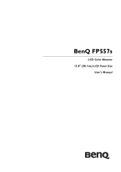 BenQ FP557S User Manual