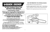 Black & Decker CCS818 Type 2 Manual - CCS818