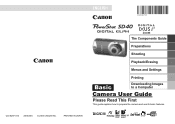 Canon SD40 PowerShot SD40 / DIGITAL IXUS i7 zoom Camera User Guide Basic