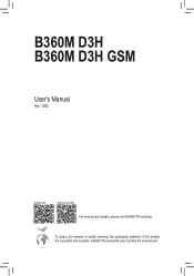Gigabyte B360M D3H Users Manual