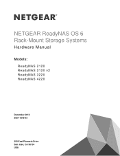 Netgear RN422X123 Rackmount Hardware Manual