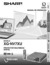 Sharp XG-NV7XU Spanish