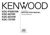Kenwood KDC-7070R User Manual