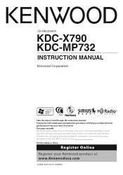 Kenwood KDCMP732 Instruction Manual