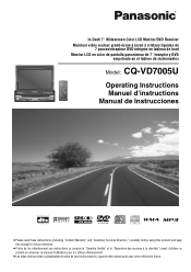 Panasonic CQVD7005U CQVD7005U User Guide