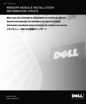 Dell PowerEdge 350 Memory Module
    Installation Information Update