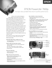 Epson 7600 Product Brochure