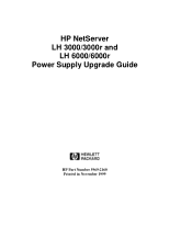 HP LH3000r Power Supply Upgrade Guide