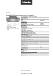 Miele DA 2698 Product sheet