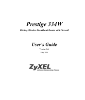 ZyXEL P-334W User Guide