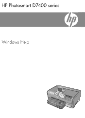 HP Photosmart D7400 User Guide
