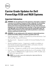 Dell PowerEdge R720xd Carrier Grade Updates - Dell PowerEdge R720 Systems