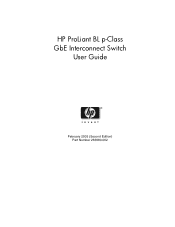 HP 279720-B21 HP ProLiant BL p-Class GbE Interconnect Switch User Guide