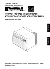 Kenmore 75085 Owners Manual
