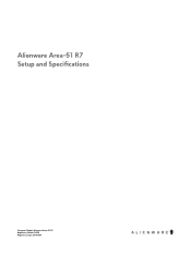 Dell Alienware Area-51 Threadripper Edition R7 Alienware Area-51 R7 Setup and Specifications