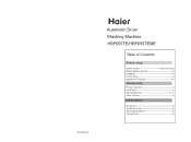 Haier HBF655TE User Manual