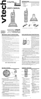 Vtech vt9114 User Manual