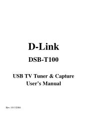 D-Link DSB-T100 Product Manual