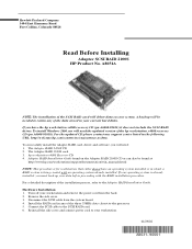 HP Workstation x2100 hp workstations general - adaptec SCSI RAID, read before installing