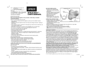 HoMedics HMDX-SPR User Manual