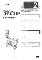 Canon 3433B010 iPF650 655 750 755 Basic Guide Step2