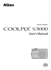 Nikon COOLPIX S3000 S3000 User's Manual