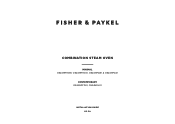 Fisher and Paykel OS24NDTDB1 Installation Guide Wall Oven EN