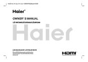 Haier LE19K300a User Manual