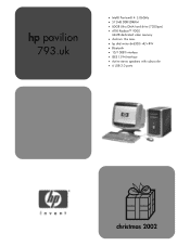 HP 742n HP Pavilion Desktop PC - (English) 793.uk Product Datasheet and Product Specifications