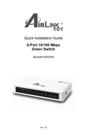 Airlink ASW308 Quick Installation Guide
