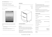 Fisher and Paykel DD24DCHTX9 N Quick Reference guide