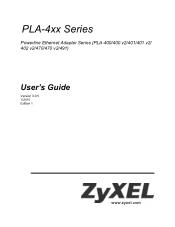 ZyXEL PLA470 v2 User Guide