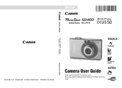 Canon PowerShot SD400 PowerShot SD400 / DIGITAL IXUS 50 Camera User Guide
