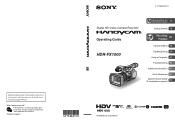 Sony HDR FX1000 Operating Guide