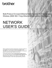 Brother International DCP 585CW Network Users Manual - English