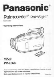 Panasonic PVL568 PVL568 User Guide