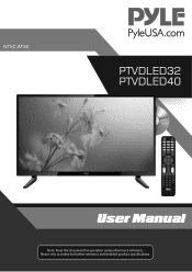 Pyle PTVDLED40 User Manual
