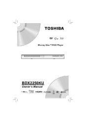 Toshiba BDX2250KU Owners Manual