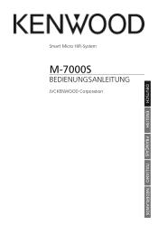 Kenwood M-7000S Operation Manual