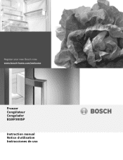 Bosch B18IF900SP Use and Care Manual