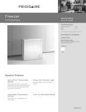Frigidaire FFFC05M1QW Product Specifications Sheet