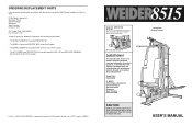 Weider Wesy8715 Instruction Manual