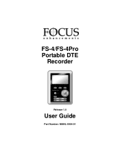 Canon FS-4 User Guide