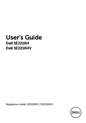 Dell SE2216HV Dell Users Guide