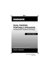 Magnavox MMA3627 Owners Manual
