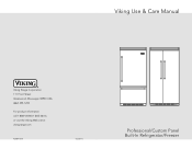 Viking FDBB5361R Use and Care Manual