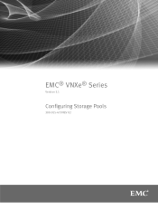 Dell VNXe1600 Configuring Storage Pools