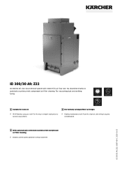 Karcher ID 300/30 Afc Z22 Product information